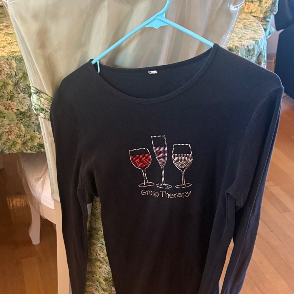 Group therapy studded  long sleeve shirt